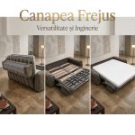 Canapea extensibila CS47 FREJUS C3, cu saltea 140x190cm - imagine 4