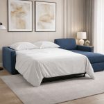 Colțar extensibil Modena 3 locuri cu saltea 120x190 cm, reversibil stânga/dreapta (C2+M) - imagine 5