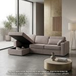 Colțar extensibil MONDOVI 3 locuri cu saltea 120x190 cm, reversibil stânga/dreapta (C2+M)