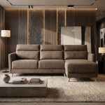 Colțar extensibil PAOLA 5 locuri cu saltea 160x190 cm, reversibil stânga/dreapta (C4+M) - imagine 2