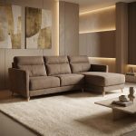 Colțar extensibil PAOLA 5 locuri cu saltea 160x190 cm, reversibil stânga/dreapta (C4+M)