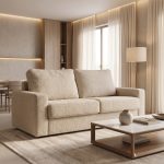 Canapea extensibilă PRIMA C3, cu saltea 140x190x20 cm - imagine 3