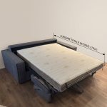 Canapea extensibilă TERTZA C2, cu saltea 120x190x20 cm - imagine 11