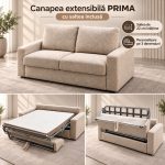 Canapea extensibilă PRIMA C4 colaj