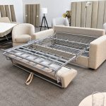 Canapea extensibilă PRIMA C3, cu saltea 140x190x22 cm - imagine 7